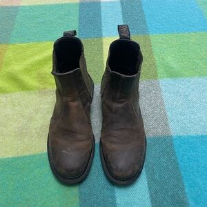 Dr. Martens Women's 2976 Dark Brown Chelsea Boots